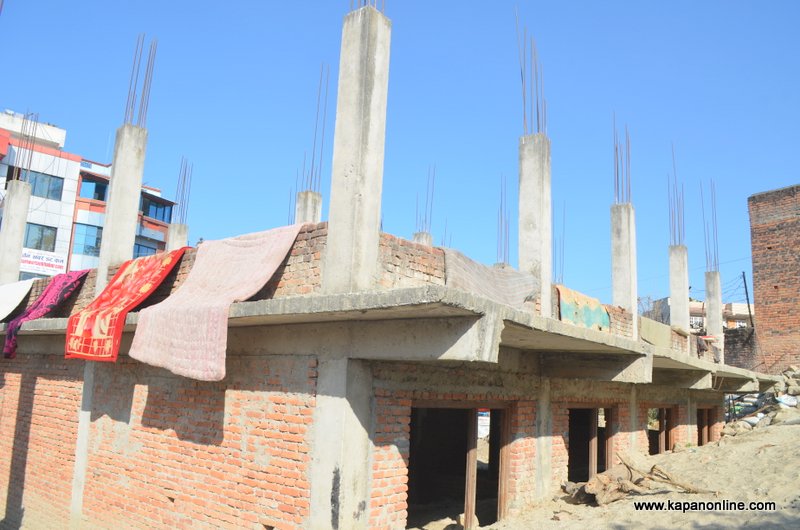 नेपाल ह्याण्डबल संघको भवन निर्माण कार्य अलपत्र
