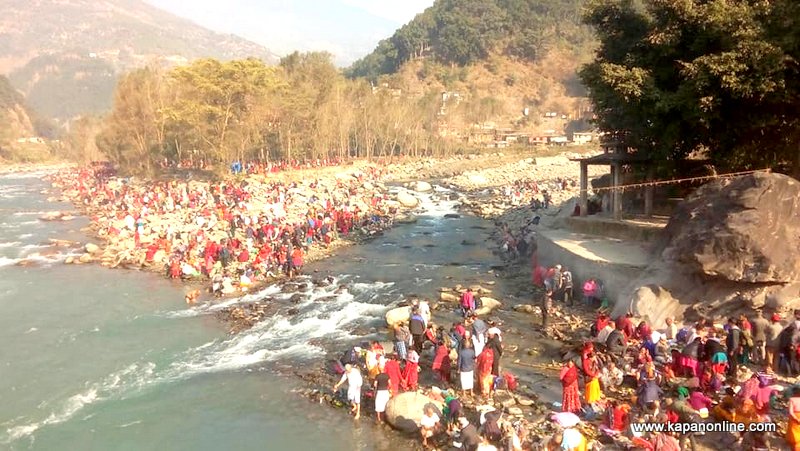 बेत्रावती स्थित उत्तरगयाधाममा पुषे औँशीमा श्राद्ध गर्नेको घुइँचो