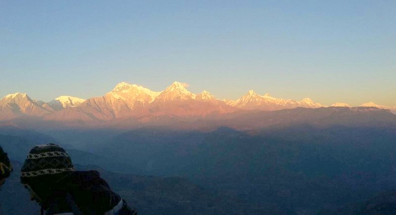 स्वर्गद्वारीबाट देखिएको हिमाल