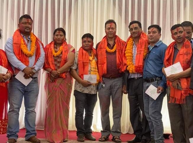 नेपाली कांग्रेस चन्द्रागिरी नगर समितिको सभापतिमा घनश्याम गिरी