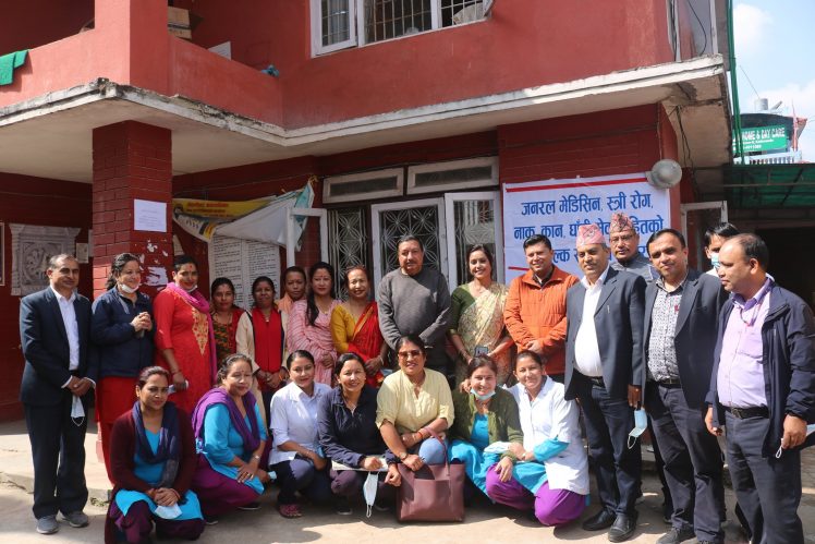 गोकर्णेश्वर नगरपालिका  वडा नं ९ मा एक दिने नि:शुल्क स्वास्थ्य शिविर सम्पन्न