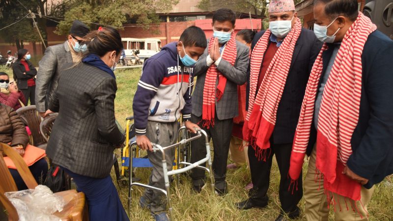 अपाङ्गता भएका व्यक्तिको अन्तर्राष्ट्रिय दिवस मनाइयो