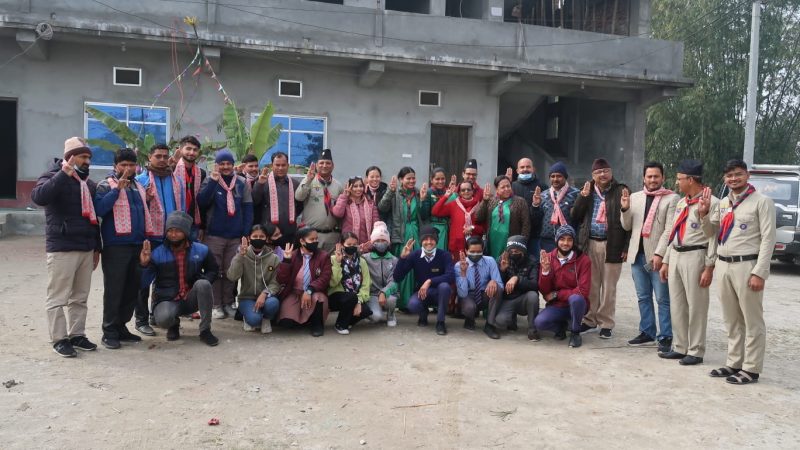 नेपाल स्काउट गौरादह नगर तदर्थ समितिको आयोजनामा प्रशिक्षण एवं अभिमुखिकरण सम्पन्न