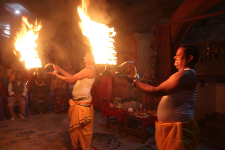 गोकर्णेश्वरको गुप्ती गणेश मन्दिर परिसरमा गणेश आरती शुभारम्भ