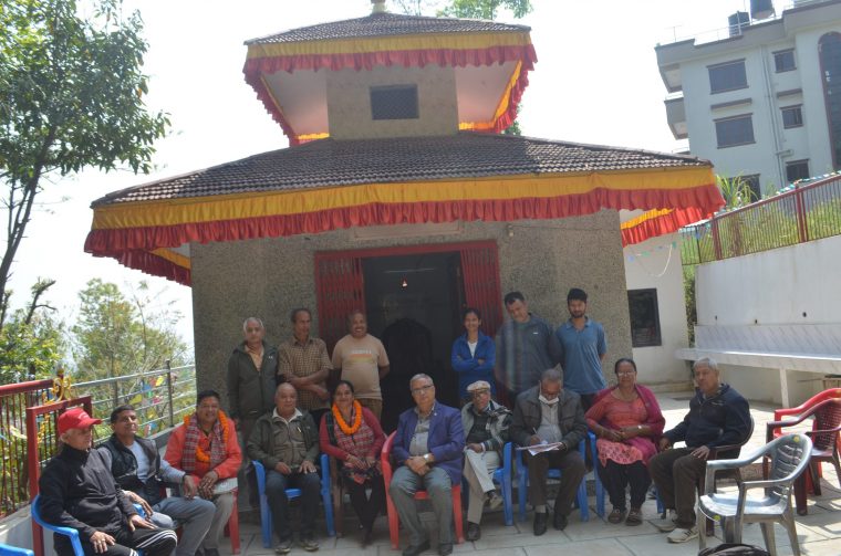 जगडोलमा रहेको विन्ध्यवासिनी मन्दिर परिसरमा सत्तल (पुजारी निवास) निर्माण गरिने