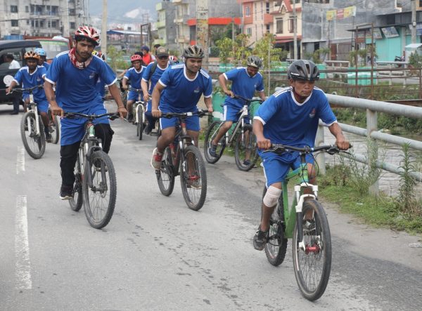 राष्ट्रिय पारा साइक्लिङ प्रतियोगितामा रामचन्द्र र गोपाल पहिलो