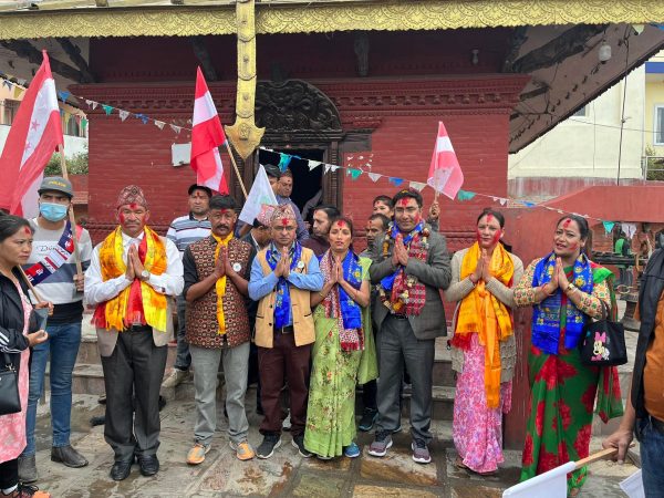 नेपाली कांग्रेस बुढानिलकण्ठ ११ को चुनाबी घरदैलो आज बाट शुरु