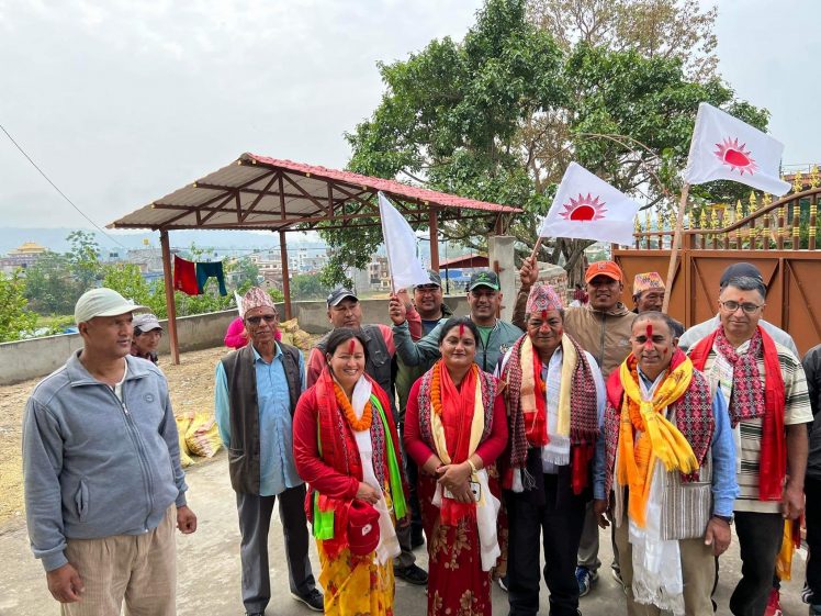 गोकर्णेश्वर नगरपालिका वडा नम्बर २  मा नेकपा एमालेको प्यानलनै विजयी