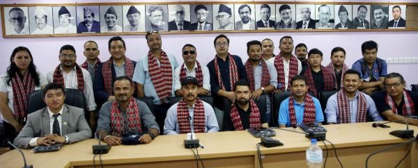 नेपाल खेलकुद पत्रकार मञ्चका नवनिर्वाचित पदाधिकारीहरुलाई राखेपको स्वागत र बधाइ