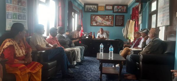 नेपाली कांग्रेस वडा समितिद्वारा बुढानिलकण्ठ नगरपालिका वडा नं १२ को ध्यानाकर्षण