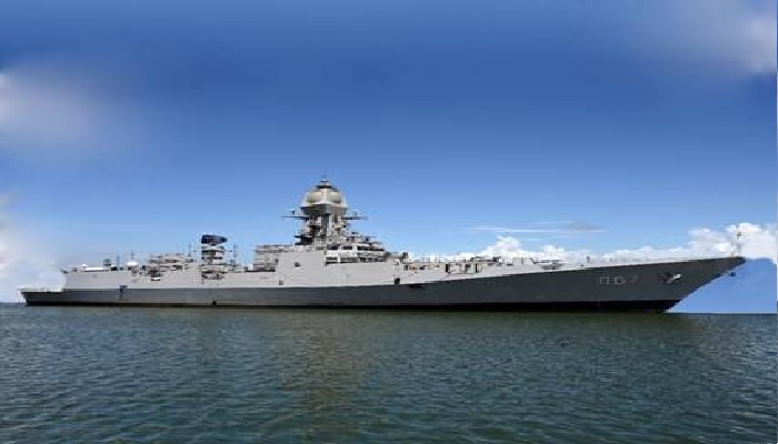 भारतीय नौसेनामा नयाँ युद्धपोत थपियो