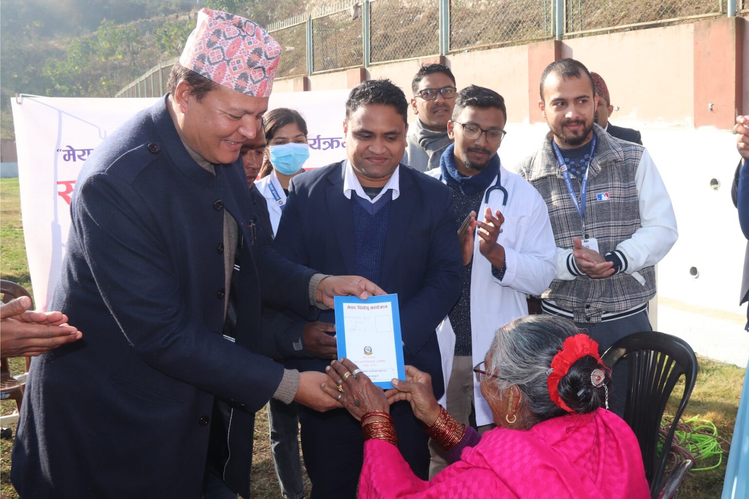  टोखा नगरपालिकामा ‘मेयर दीर्घायू स्वास्थ्य परीक्षण कार्यक्रम’ शुभारम्भ