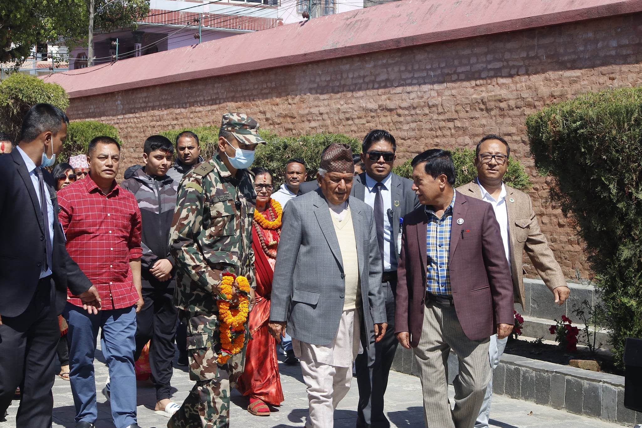 सुन्दरीजलको बिपी संग्रहालयमा नवनिर्वाचित राष्ट्रपति रामचन्द्र पौडेल