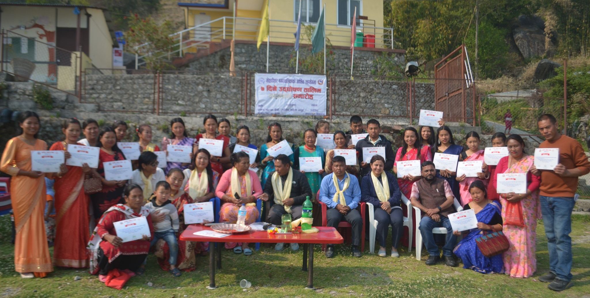 गोकर्णेश्वर नगरपालिका वडा नं ३ तारेभिरमा उदघोषण कला तालिम सम्पन्न