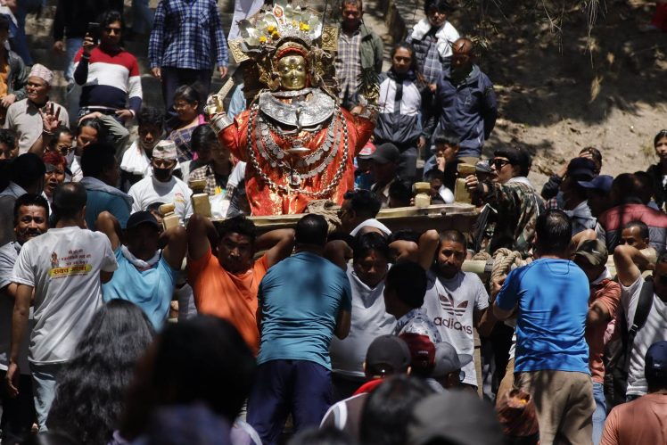 शंखरापुर नगरपालिका साँखुमा ८ रात ९ दिन सम्म चल्ने बज्रयोगिनी जात्रा शुरु