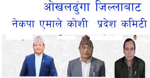 नेकपा एमाले ओखलढुंगाको इन्चार्जमा अम्बिरबाबु,प्रदेश क्षेत्र १ मा मोहन र क्षेत्र नं २ मा नानीबाबु