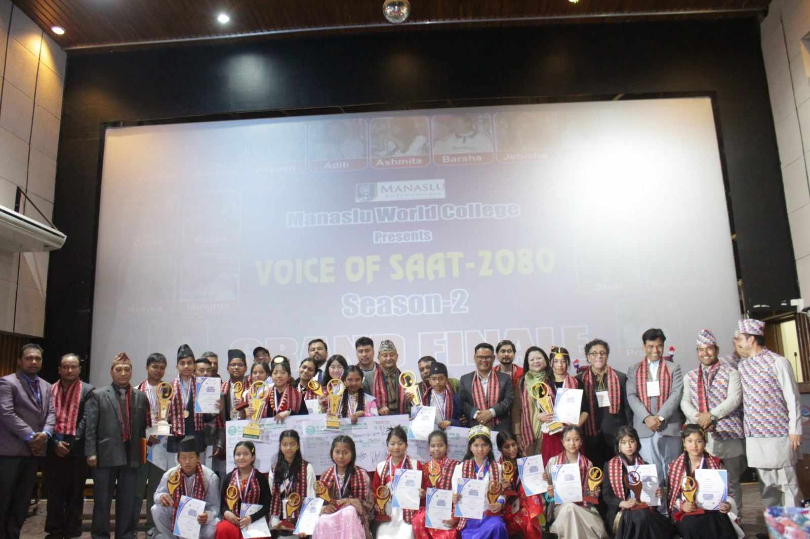 “Voice of SAAT-2080” सम्पन्न ,ब्रेनल्याण्डकी भूमिका सुनुवारलाई उपाधि