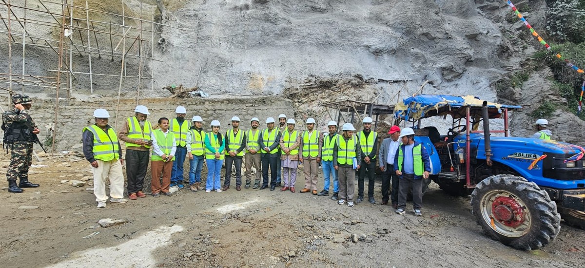 बलेफी खोला जलविद्युतको सुरुङ निर्माण तीब्र, पहिलो व्लाष्टिङ सफलतापूर्वक सम्पन्न