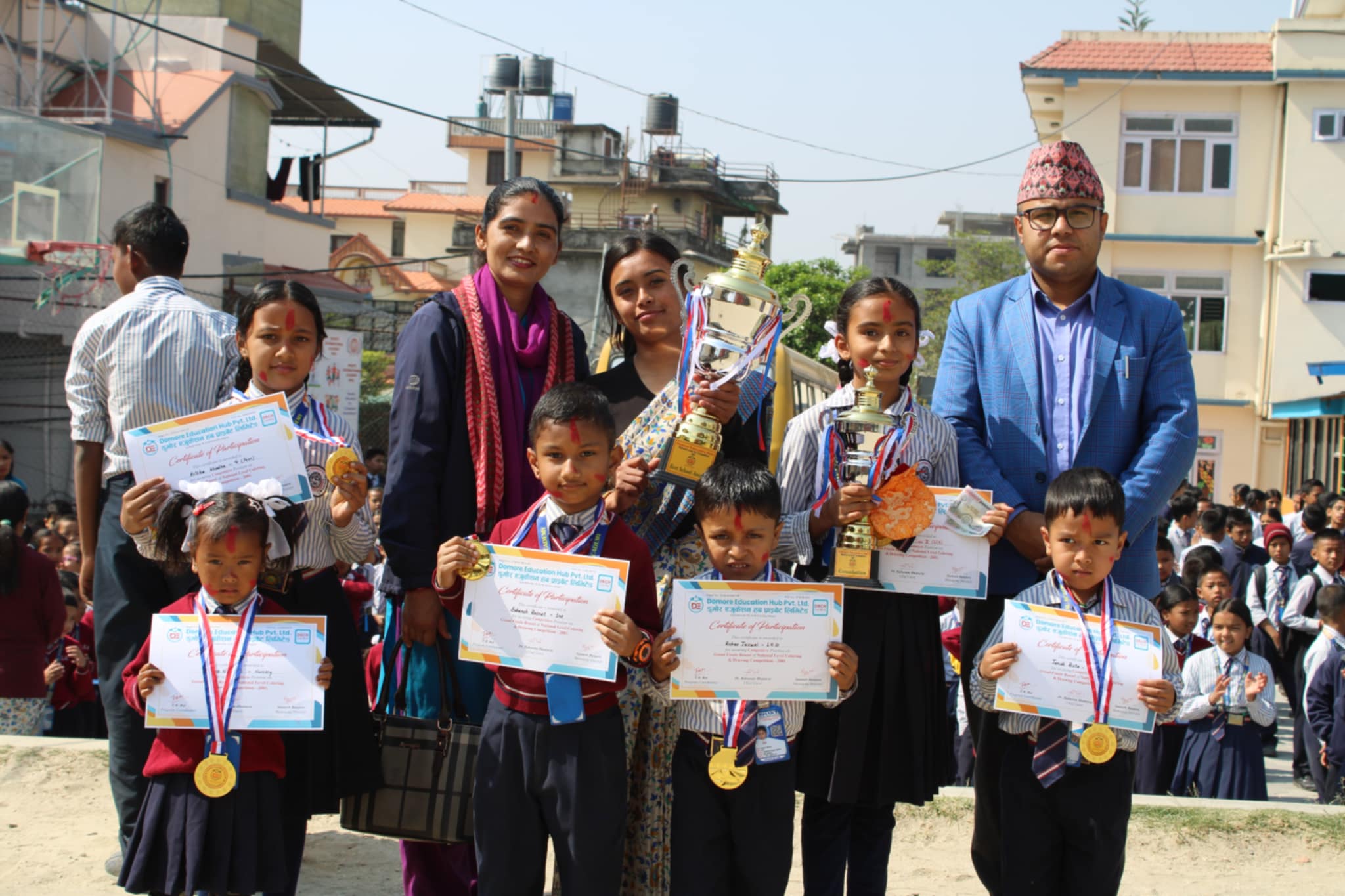 रास्ट्रिय स्तरको चित्रकला प्रतियोगितामा भक्ति इन्टरनेसनल स्कुलकी बिनिम्शा वाग्लेलाई पुरस्कार