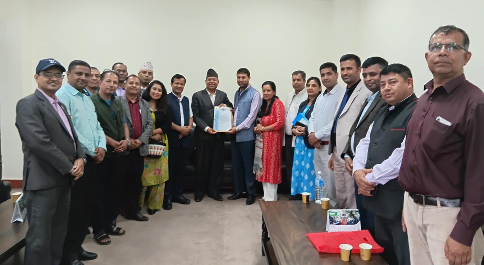 बुढानिलकण्ठ नगरपालिकालाई नेसनल प्याब्सन बुढानिलकण्ठ नगर समिती गठन बारे जानकारी