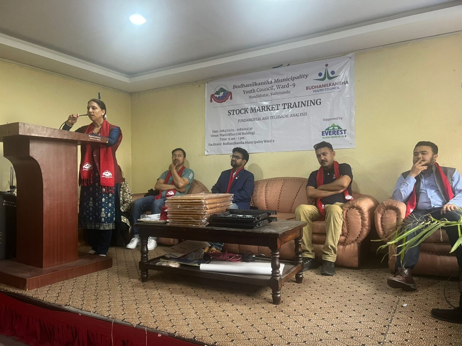 बुढानीलकण्ठ नगरपालिका वडा नं ९ मा स्टक मार्केट सम्बन्धी तालिम सम्पन्न