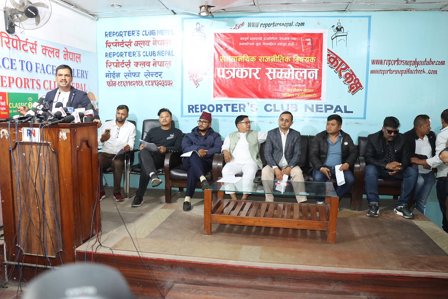 फेरि हुनसक्ने जेन–जीआन्दोलनको प्रतिकार गर्न वाईसीएलले काठमाडौंमाबनायो १० औं हजारको फोर्स