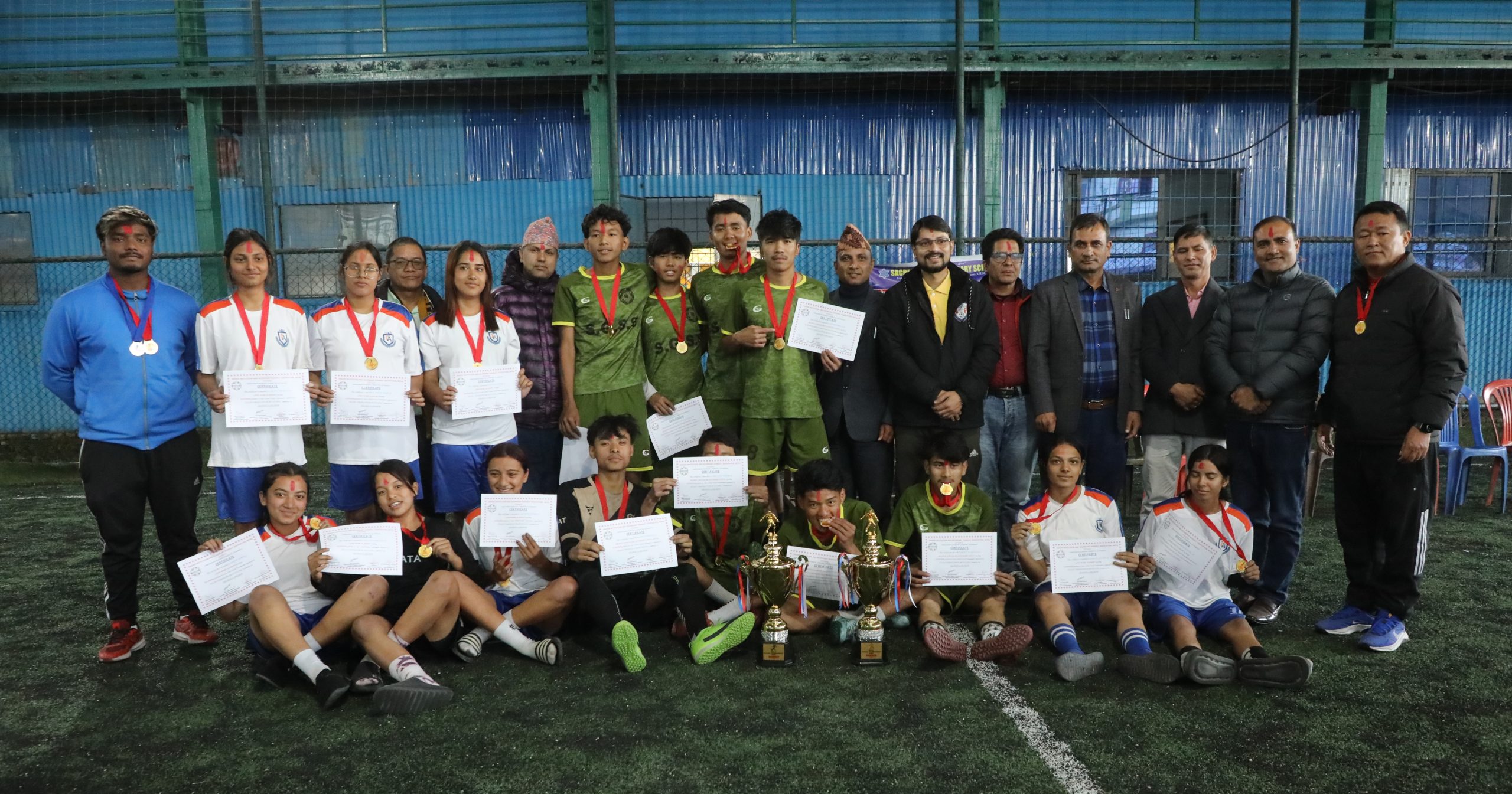 श्रृजना ज्ञान सागर र ल्यान्डमार्क फुटसल च्याम्पियन