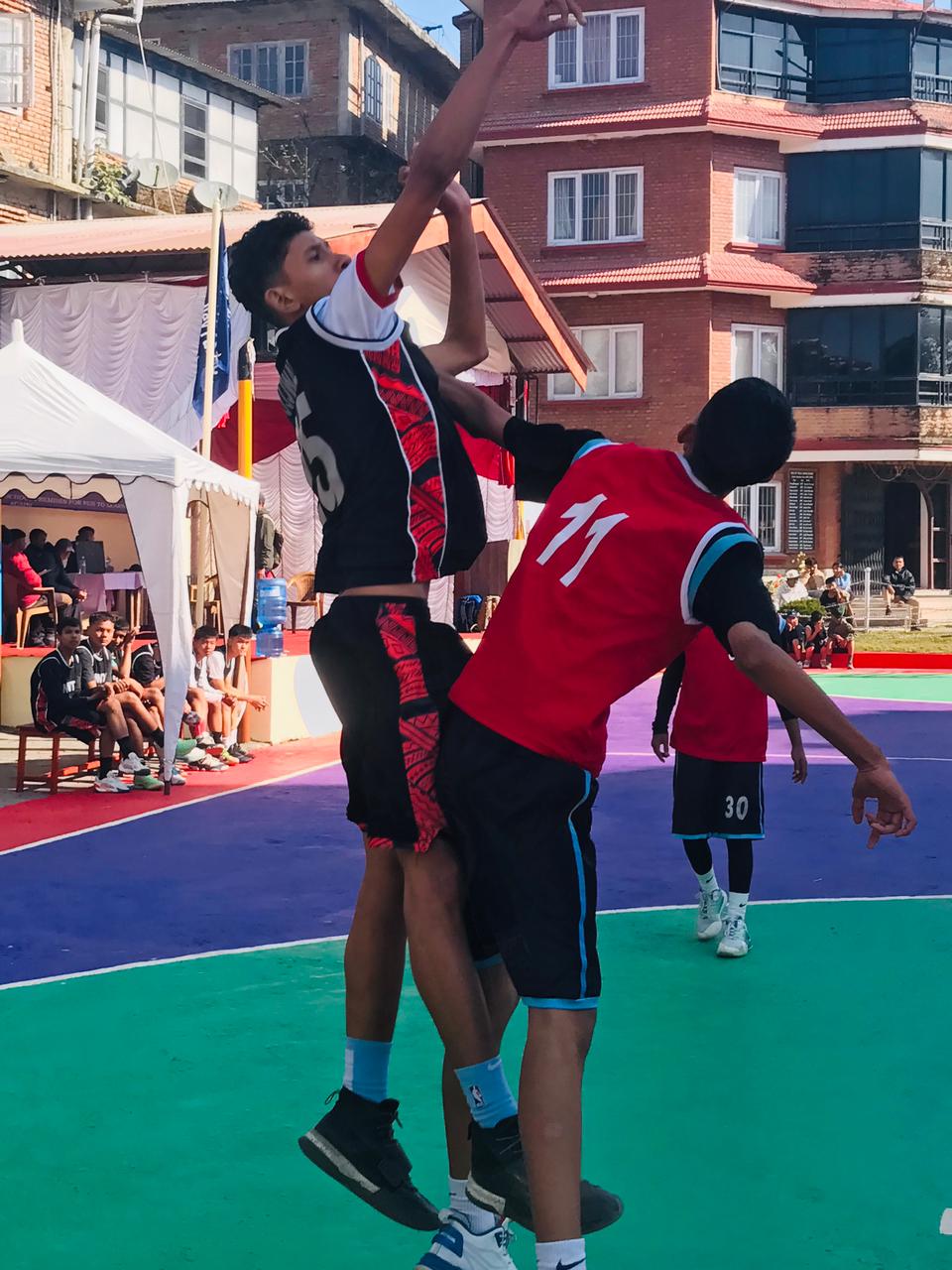 भ्याली पब्लिक बास्केटबलमा तेजस्वी र पारामाउन्ट विजयी