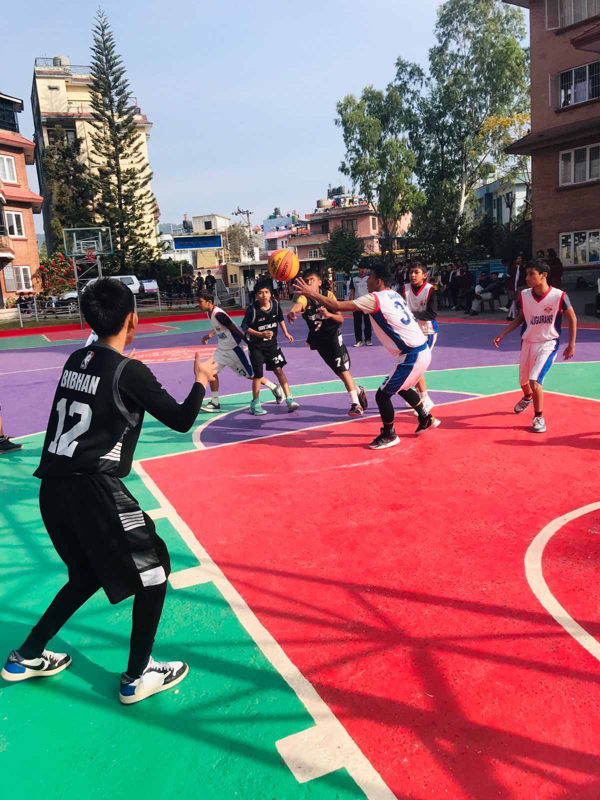 भ्याली पब्लिक अन्तरविद्यालय बास्केटबल जारी